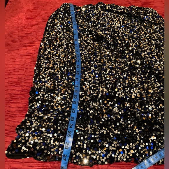 NWT Gabrielle Union Sequin Strapless Dress. Size Medium. - Picture 11 of 11